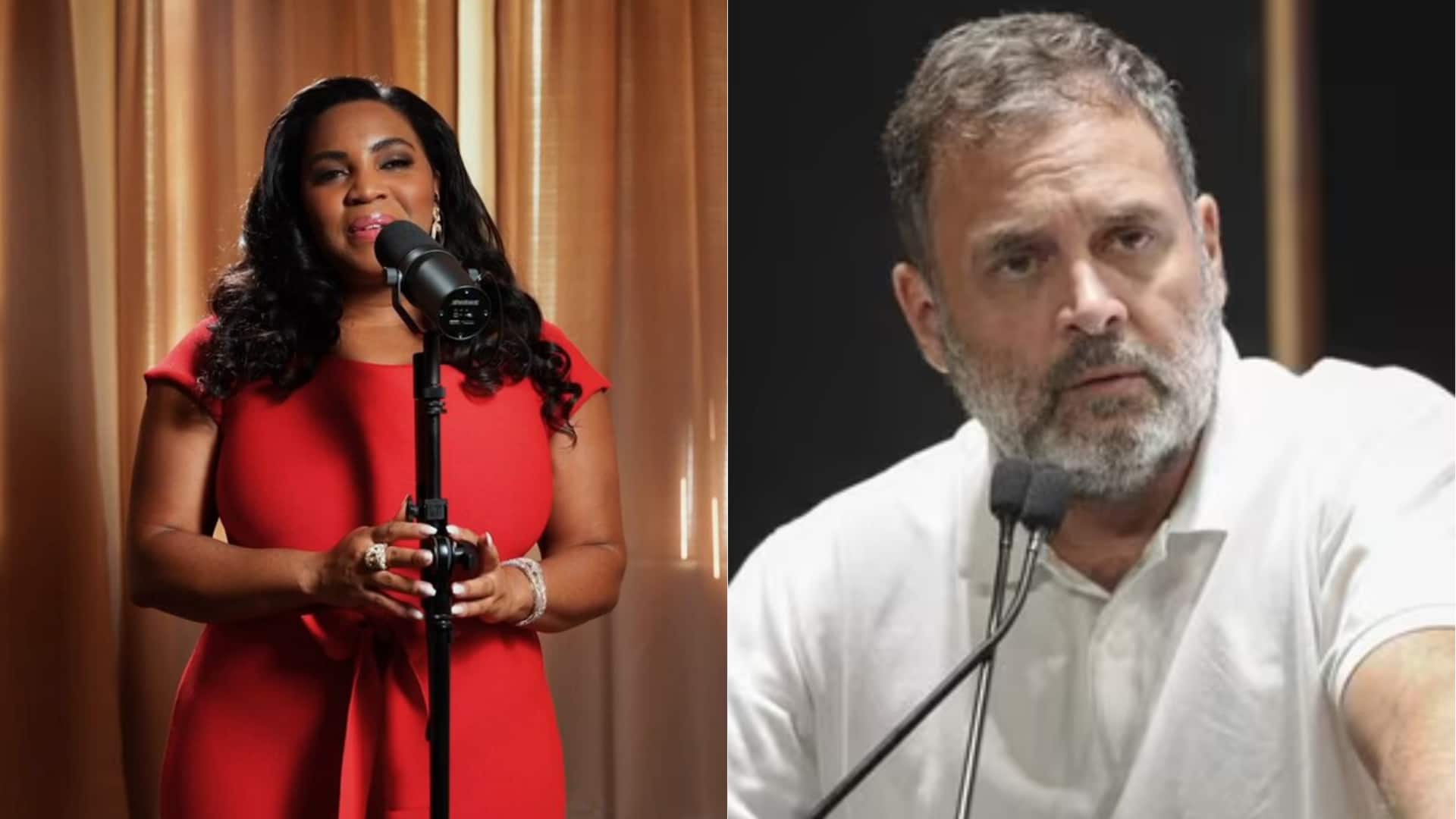 US singer Mary Millben slams Rahul Gandhi's remarks against Modi US singer Mary Millben slams Rahul Gandhi's remarks against Modi