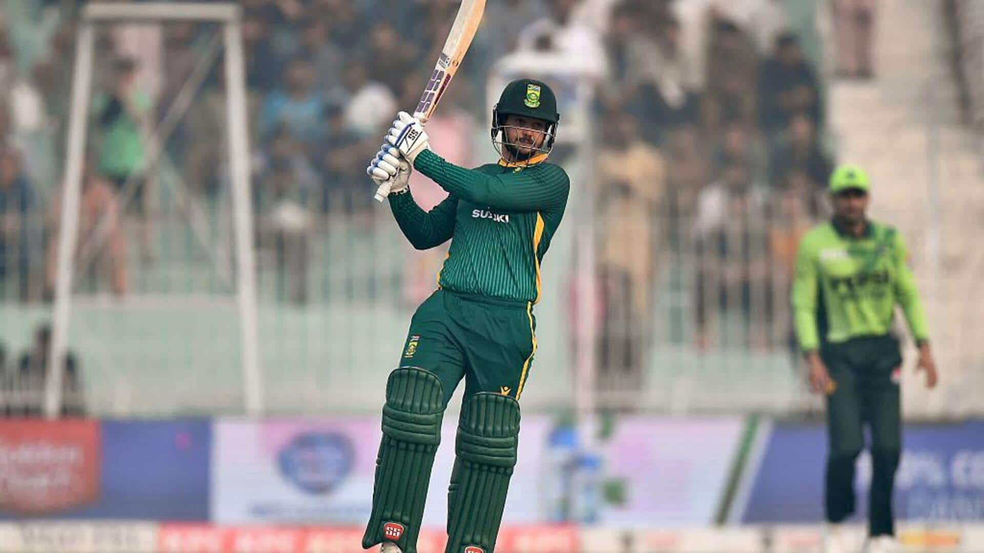 Quinton de Kock slams half-century on ODI return: Key stats