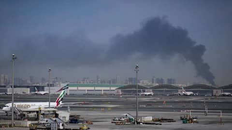 Dubai airport fire breaks out after drone hits fuel tank