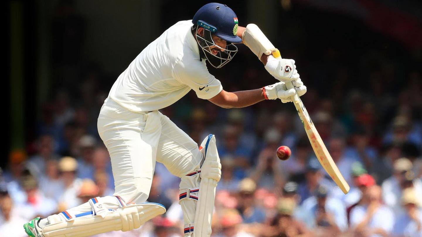 Cheteshwar Pujara continued with his defensive approach Cheteshwar Pujara continued with his defensive approach
