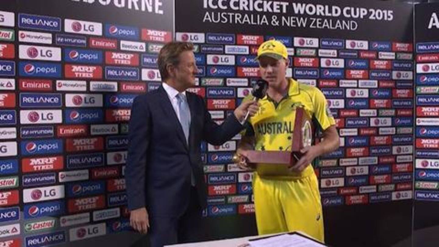 Australia finished the chase with over 16 overs to spare Australia finished the chase with over 16 overs to spare