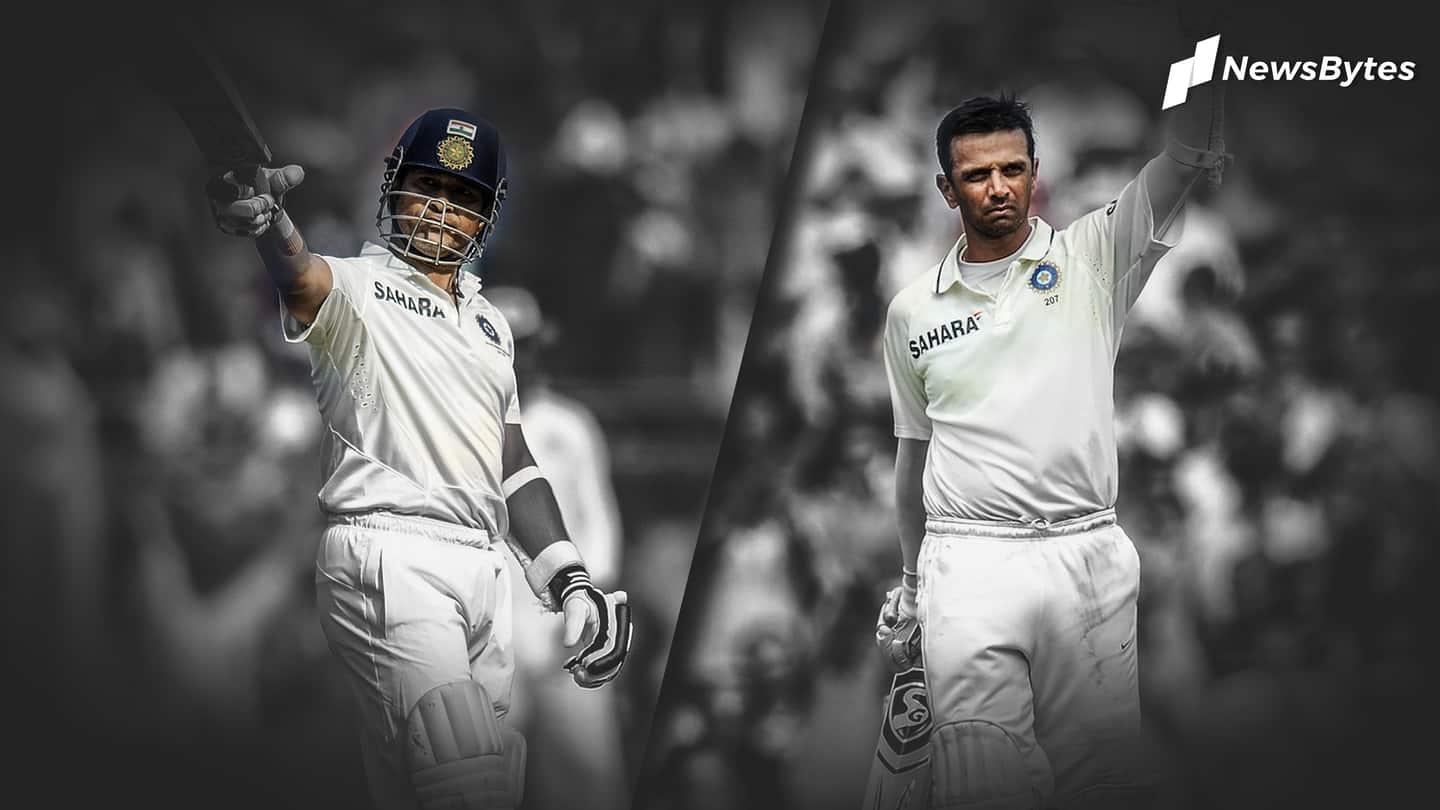 Sachin Tendulkar vs Rahul Dravid: Statistical comparison in Test cricket