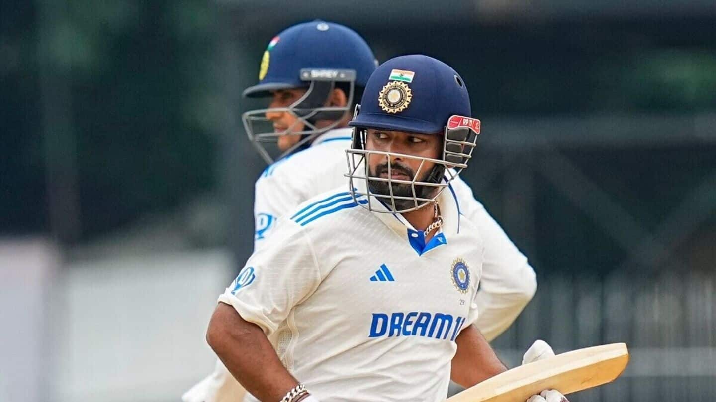 Rishabh Pant returns to red-ball cricket with 90-run knock: Stats