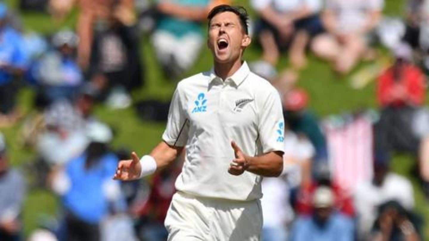 Boult made merry with the bat towards the end Boult made merry with the bat towards the end