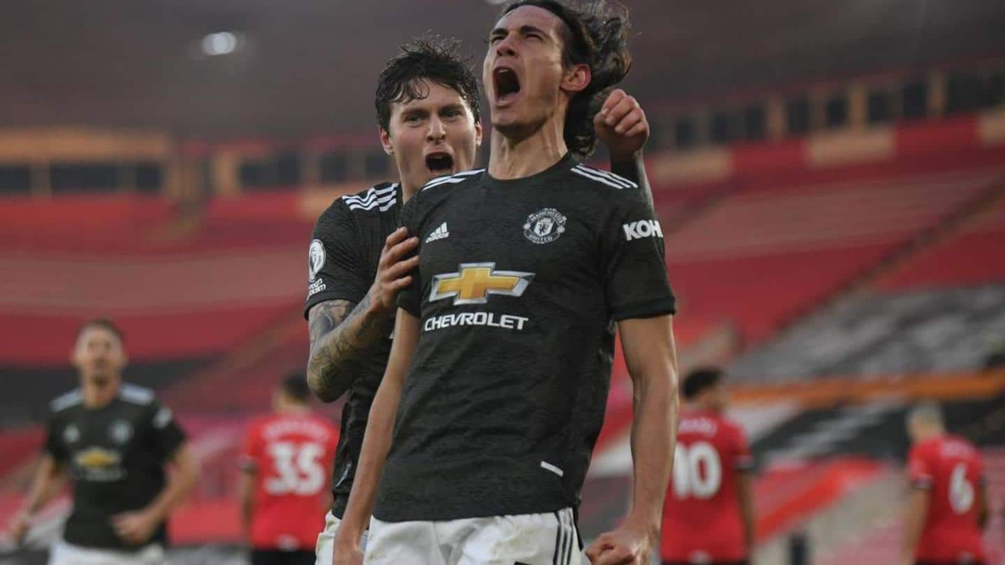 Premier League: Cavani inspires Manchester United's comeback win against Southampton