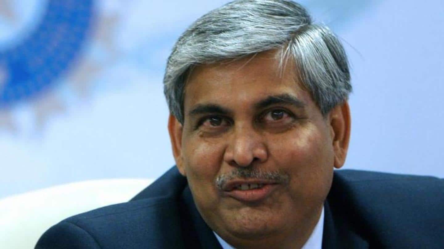 Shashank Manohar had stepped down as Chairman Shashank Manohar had stepped down as Chairman