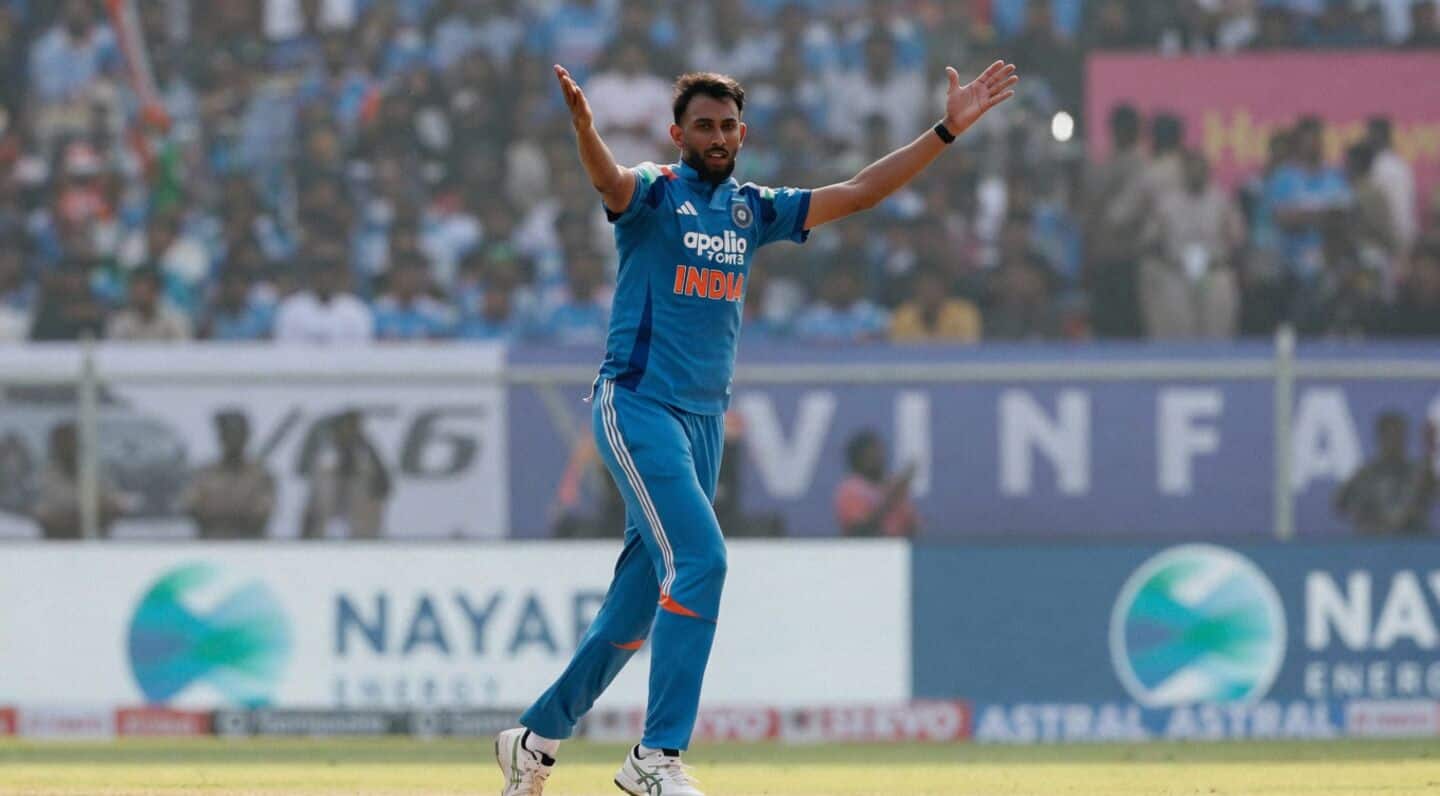 Why Prasidh Krishna will miss Chandigarh ODI against West Indies
