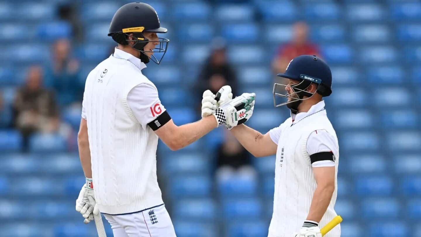 Headingley Test: Duckett, Crawley set records with 188-run opening stand Headingley Test: Duckett, Crawley set records with 188-run opening stand
