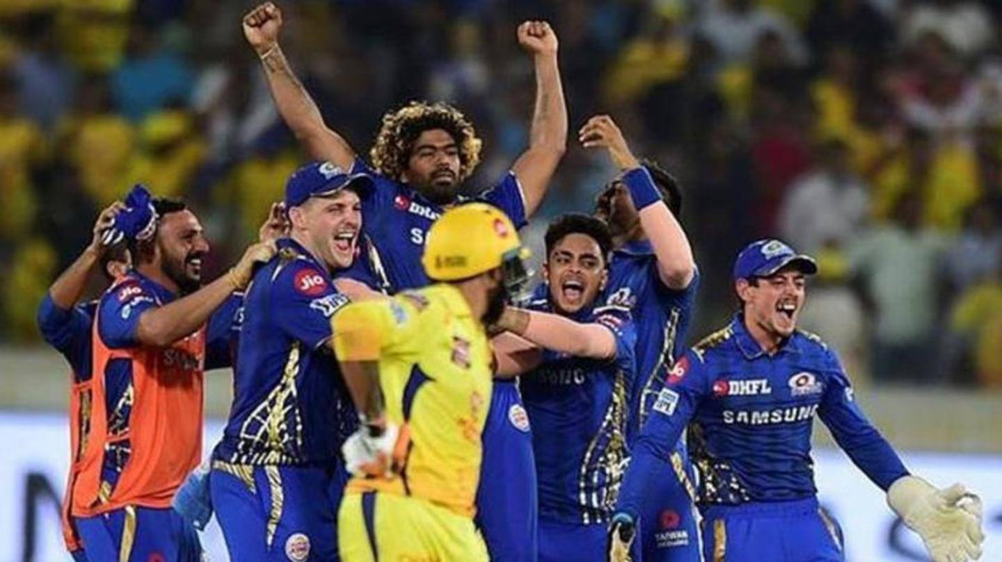 History for Mumbai Indians! History for Mumbai Indians!