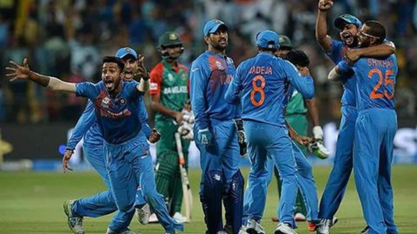 #ThisDayThatYear: Dhoni finishes it off with a last-ball sprint