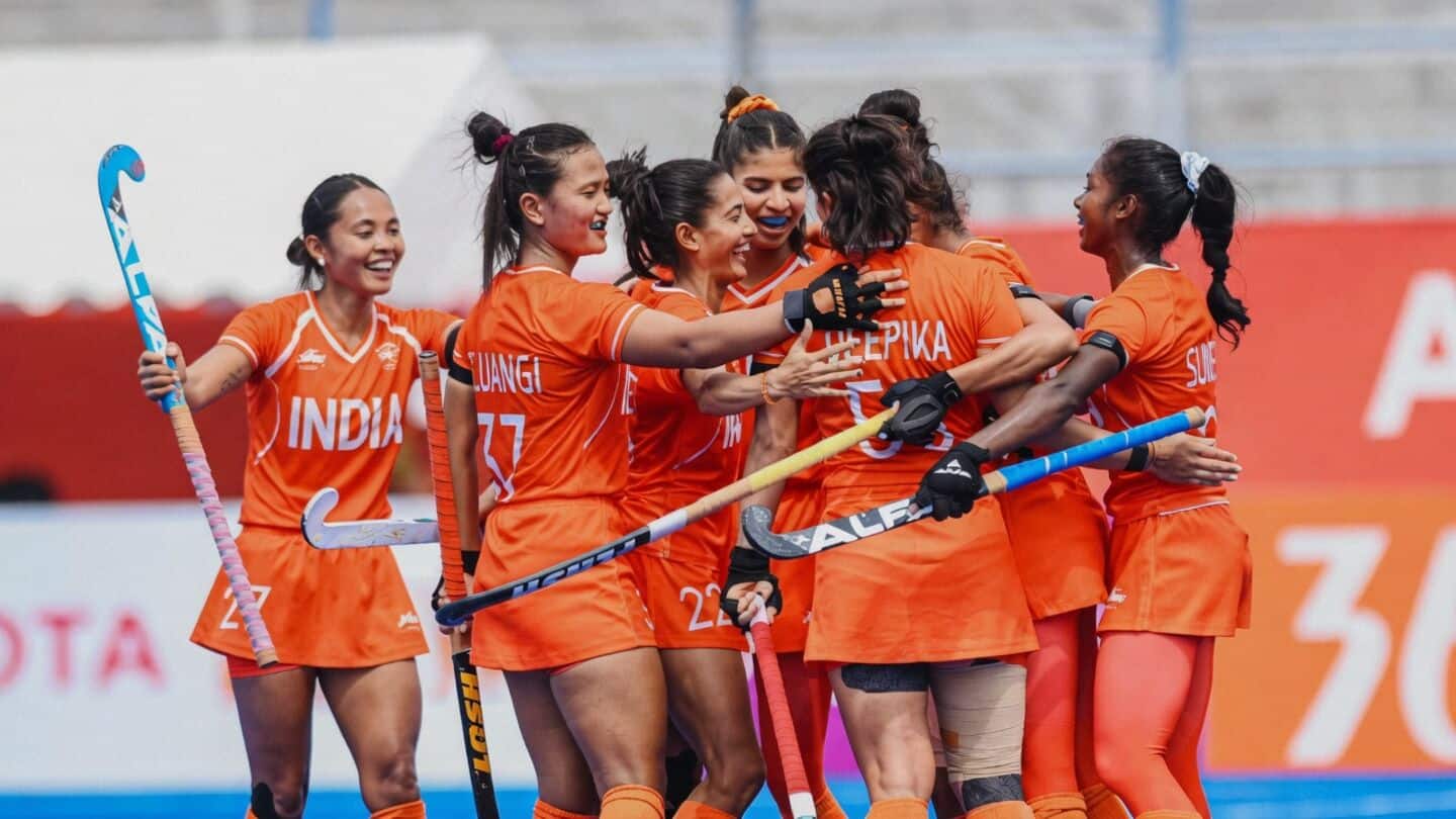 Asian Games 2026, women's hockey: India trounce Indonesia 17-1
