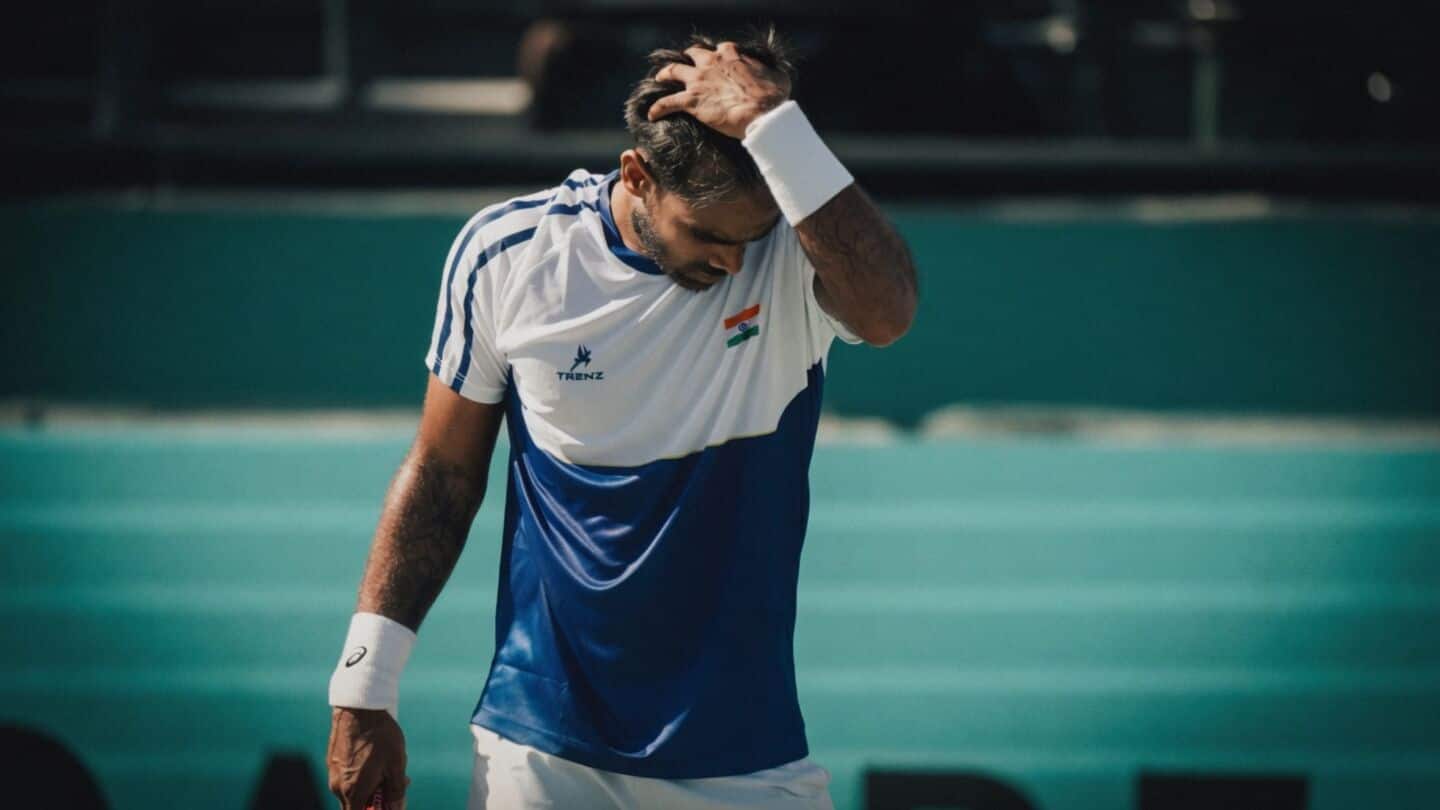 Indian tennis player Sumit Nagal apologizes for unsporting behavior