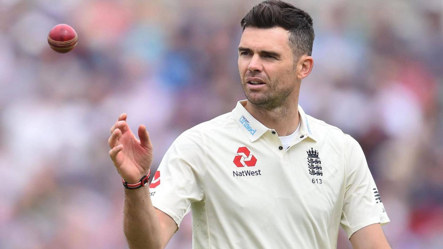 Anderson registered his 29th five-for in Test cricket Anderson registered his 29th five-for in Test cricket