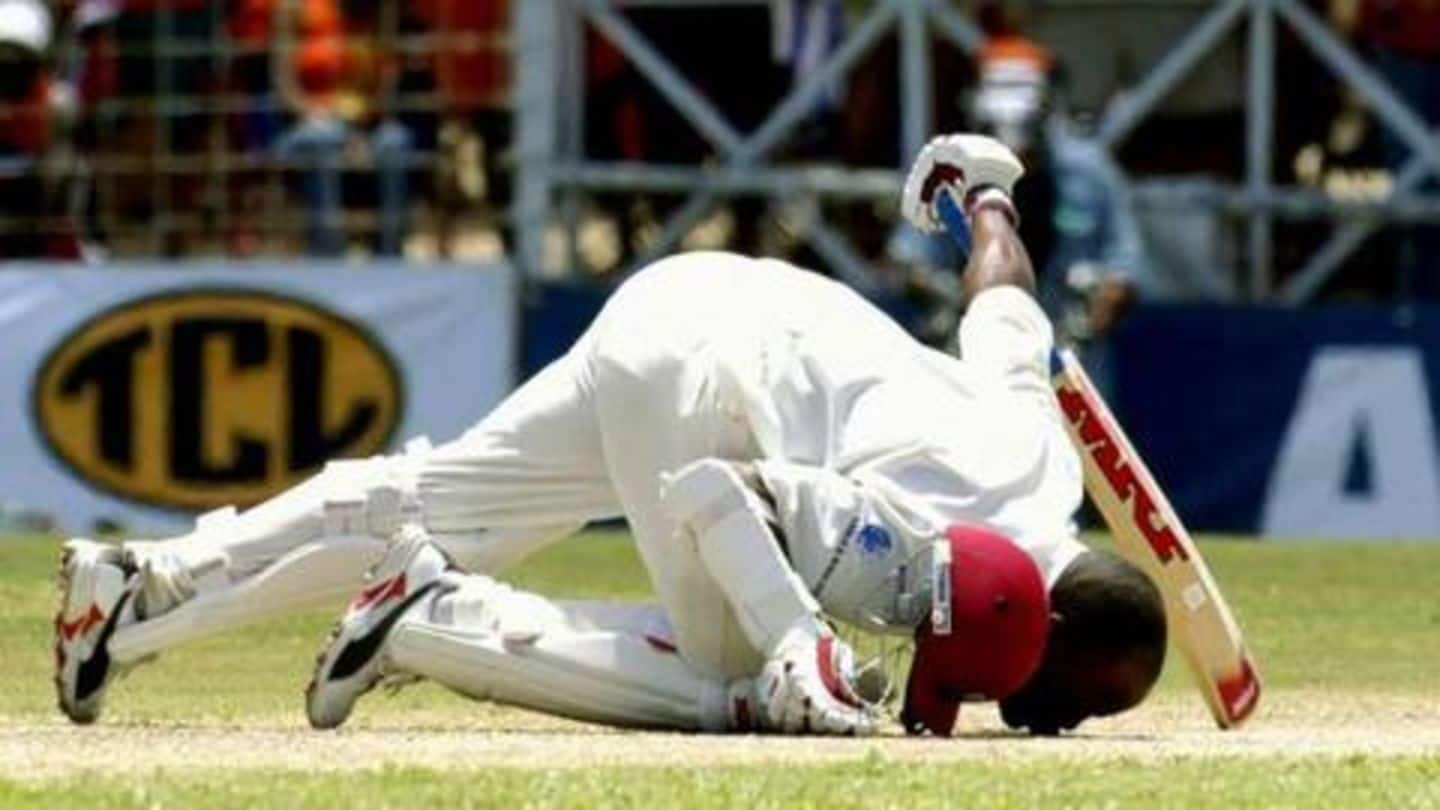 #ThisDayThatYear: Brian Lara breaks the world record with quadruple century