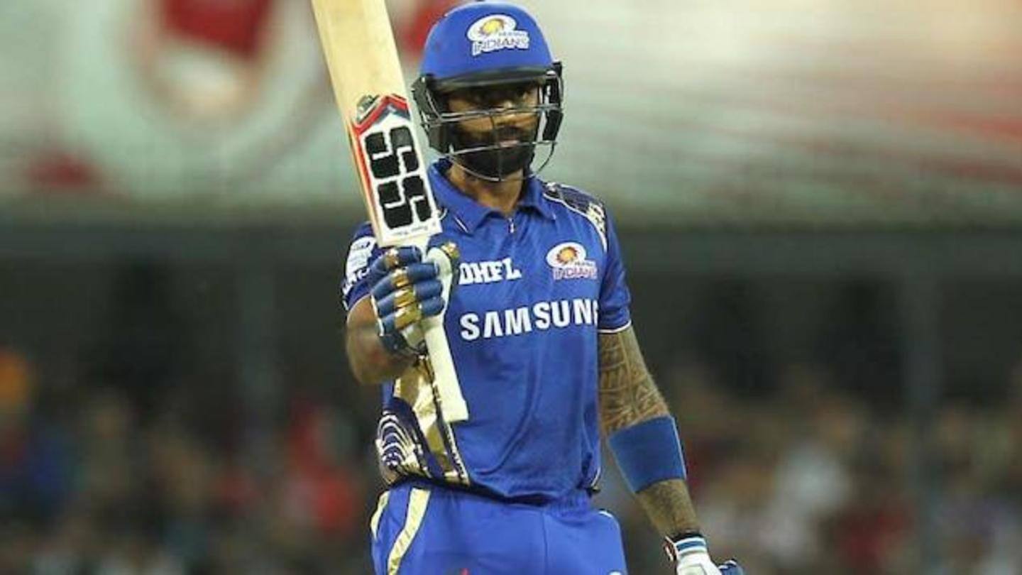Suryakumar notches up his best IPL score Suryakumar notches up his best IPL score