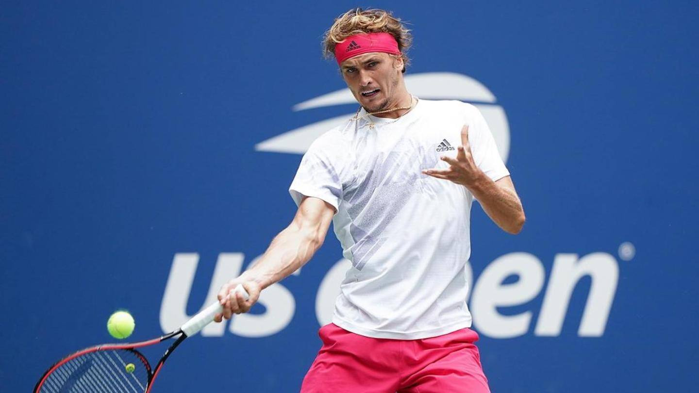 Zverev sealed a close victory against Kevin Anderson Zverev sealed a close victory against Kevin Anderson