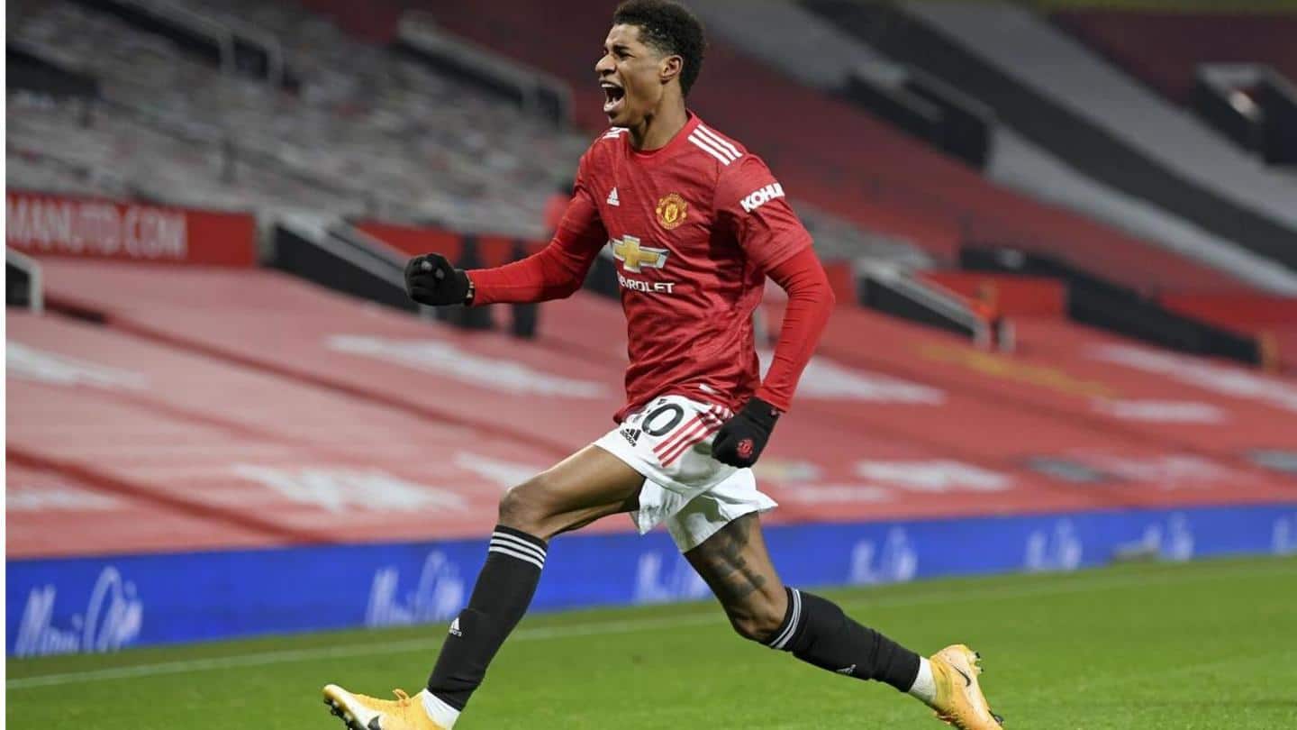 Rashford strikes at Old Trafford after 845 minutes of play Rashford strikes at Old Trafford after 845 minutes of play
