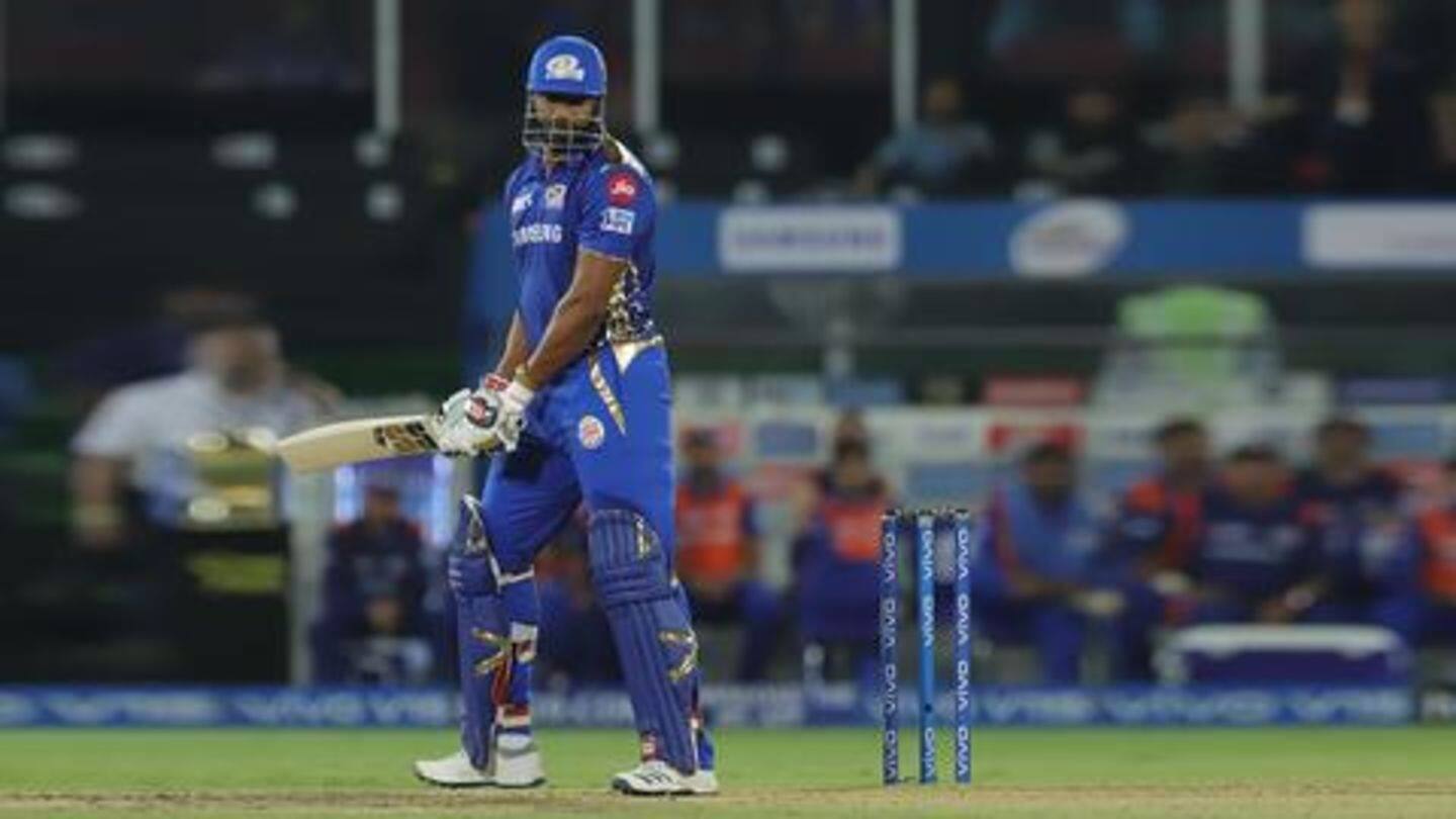 MI posted a fighting total despite losing wickets MI posted a fighting total despite losing wickets
