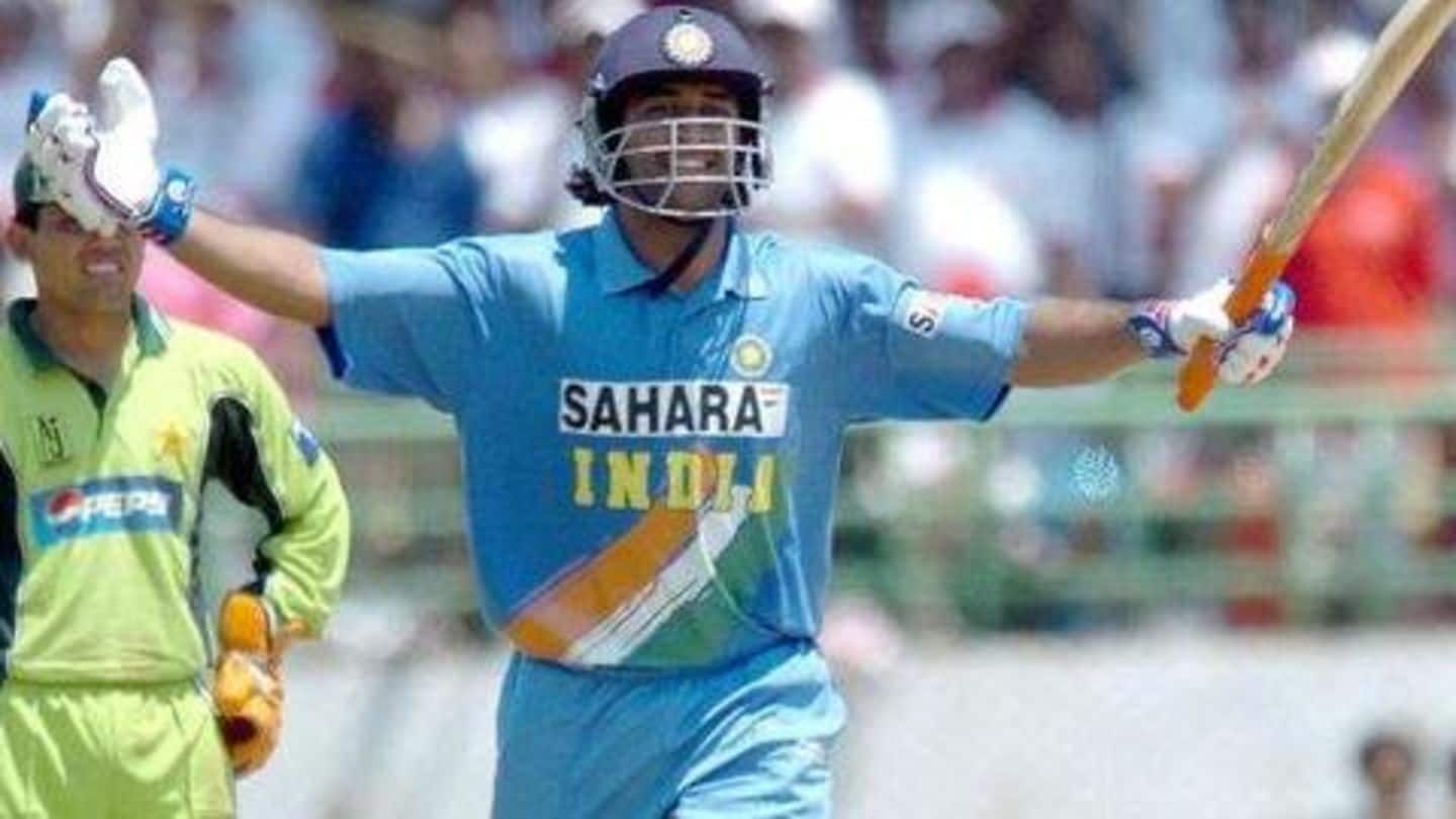 #ThisDayThatYear: MS Dhoni announces his arrival with a blistering ton