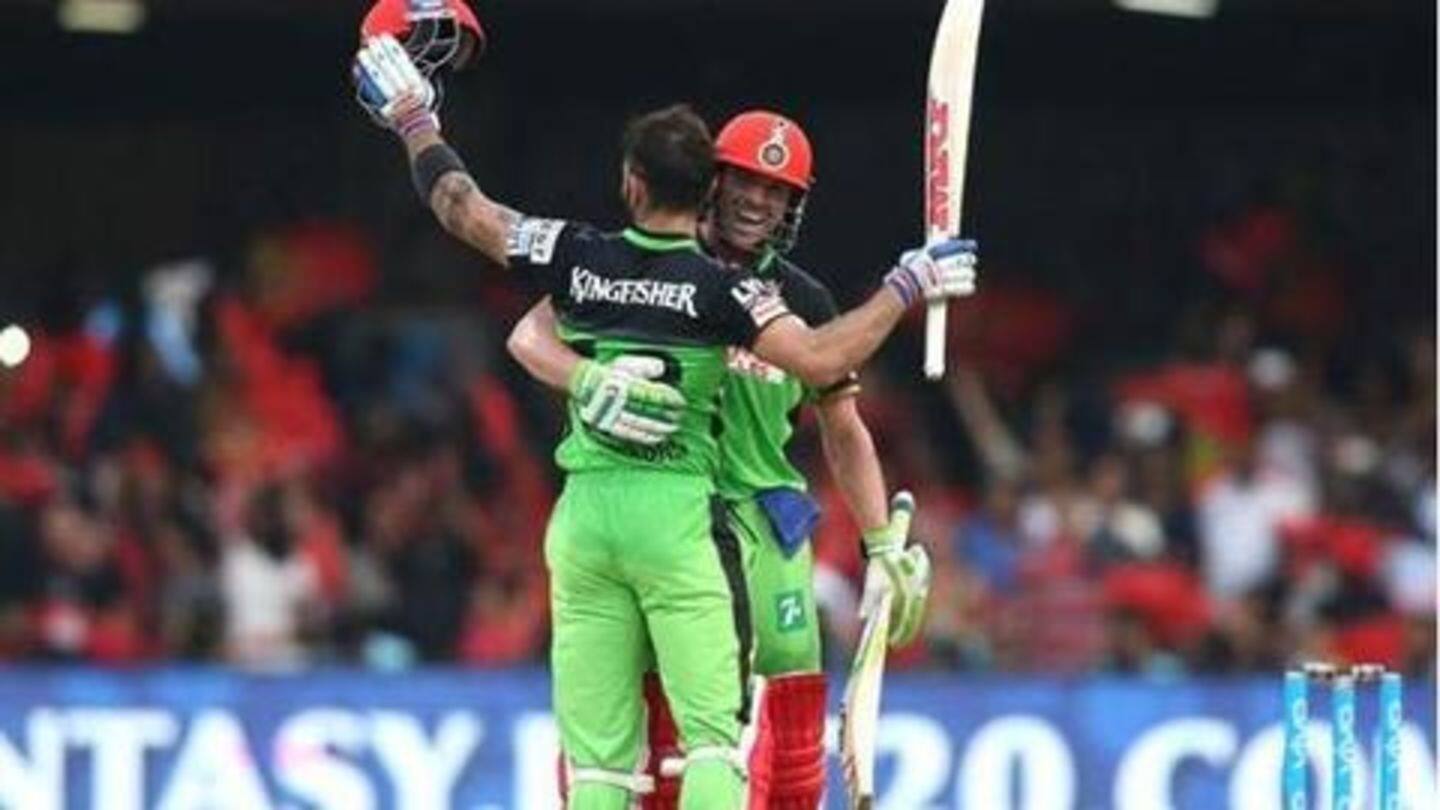 The Kohli and ABD show against Gujarat Lions The Kohli and ABD show against Gujarat Lions
