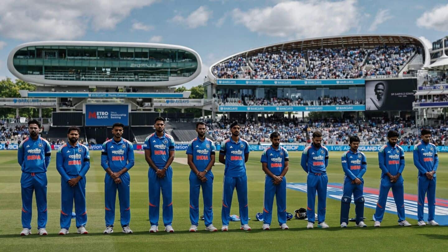 England vs India, Lord's ODI: Why players wore black armbands