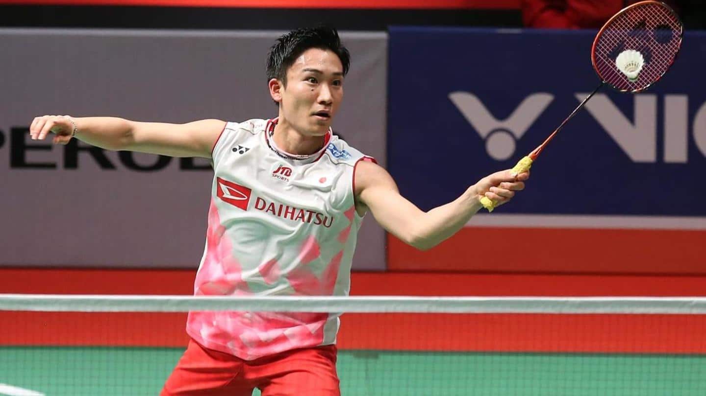 Badminton world number one Kento Momota tests positive for COVID-19