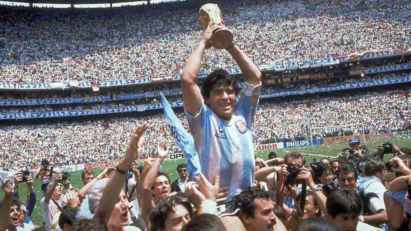 Maradona's 'Hand of God' jersey could be available for sale