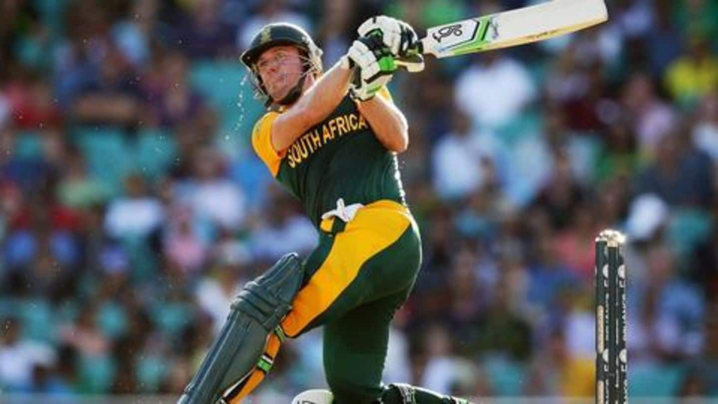 AB de Villiers uncertain about playing in T20 WC