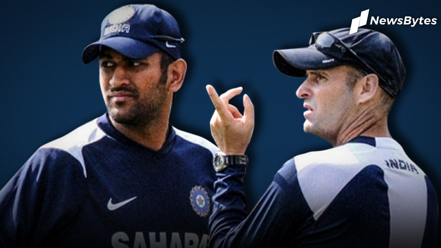 'A privilege to have worked with Dhoni', says Gary Kirsten