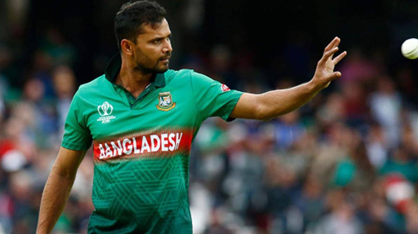 Mortaza gets dropped for the first time Mortaza gets dropped for the first time