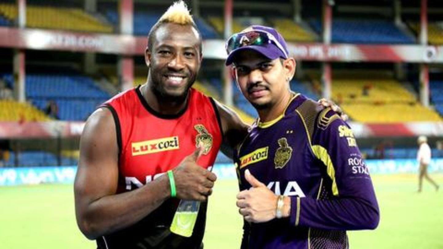 Russell and Narine power the all-rounders slot Russell and Narine power the all-rounders slot