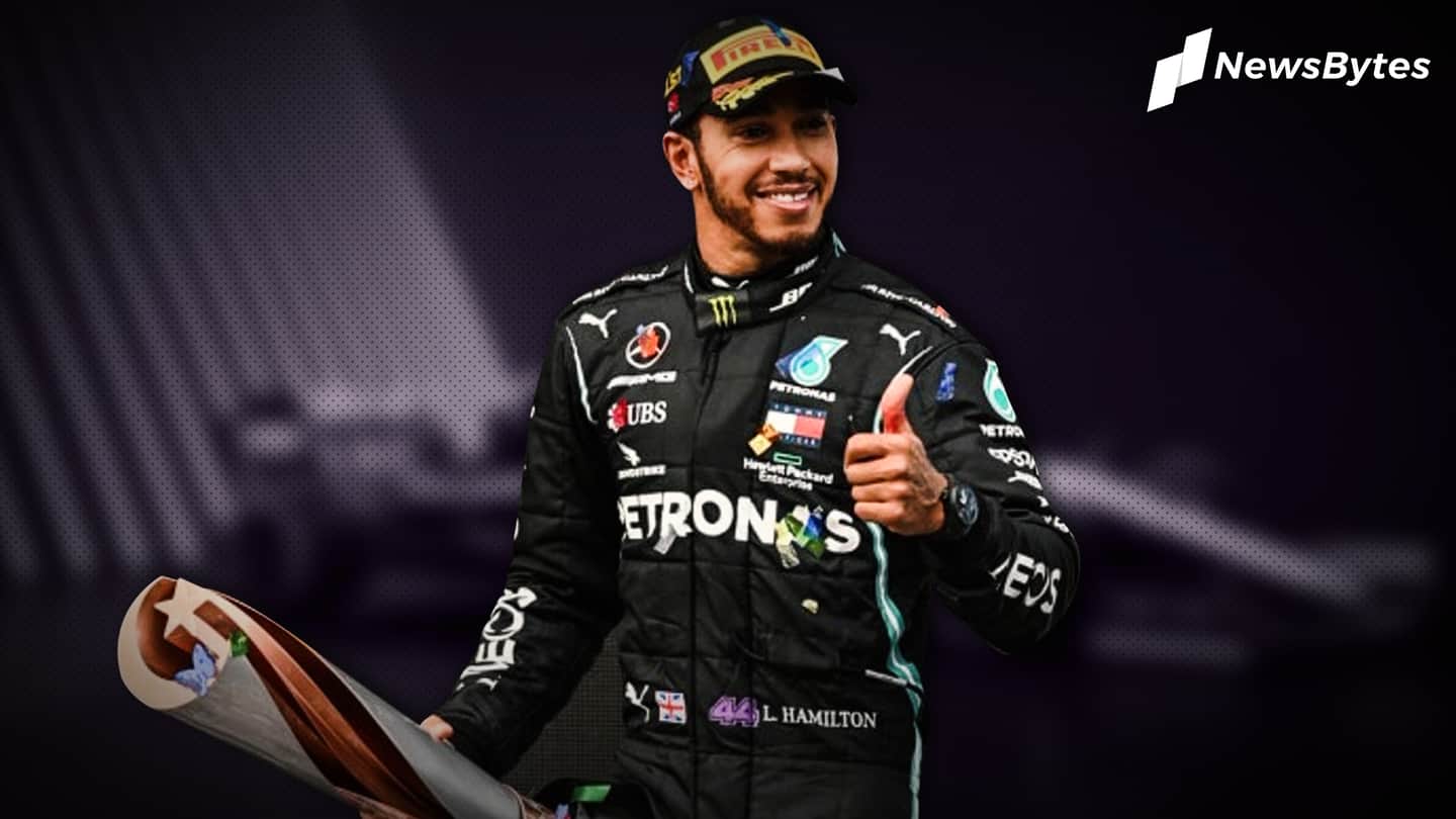 F1 champion Lewis Hamilton knighted in New Year's Honors list