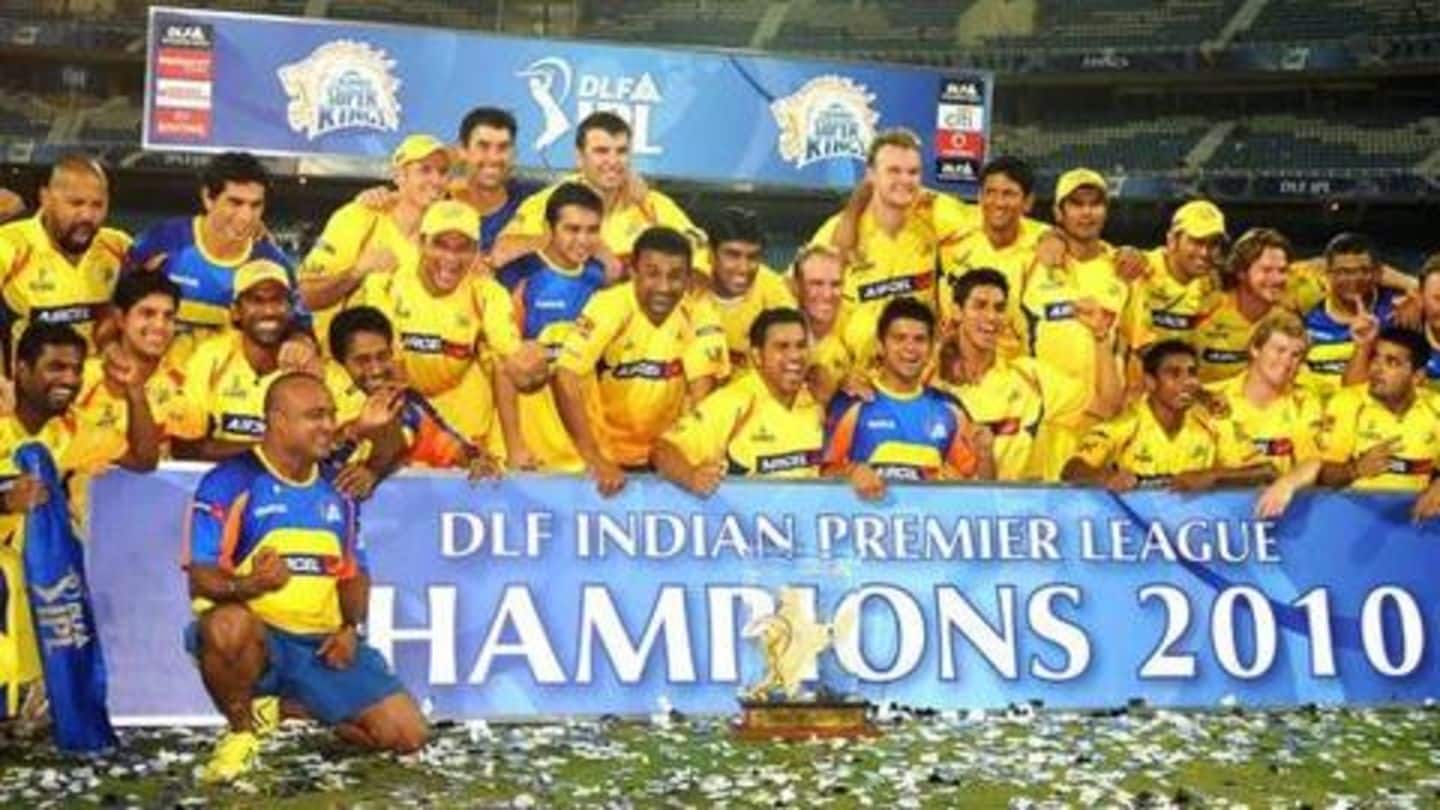 When CSK won their maiden IPL title When CSK won their maiden IPL title