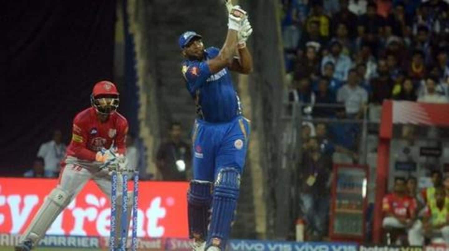 A Pollard special at Wankhede, 2019 A Pollard special at Wankhede, 2019