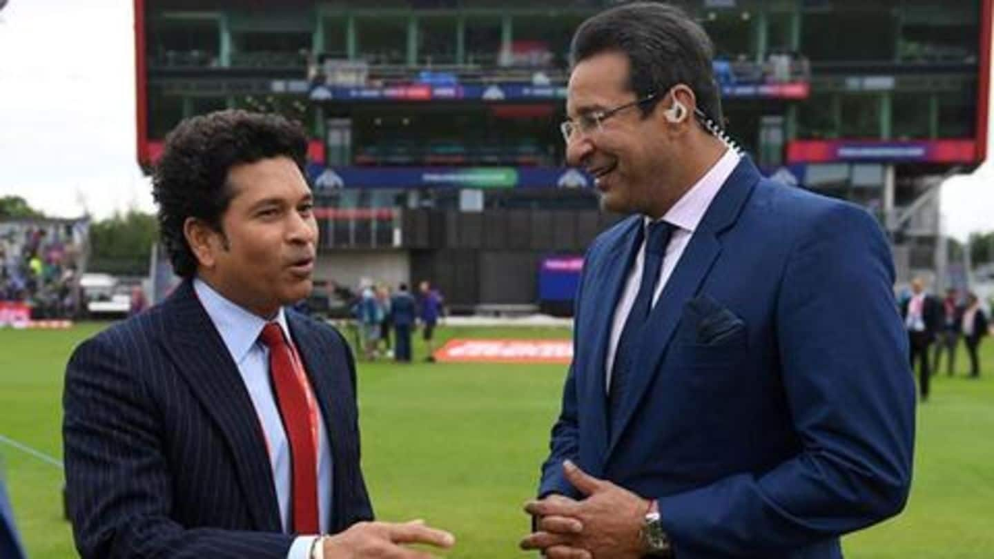 Sachin Tendulkar fifth on Wasim Akram's list of best batsmen