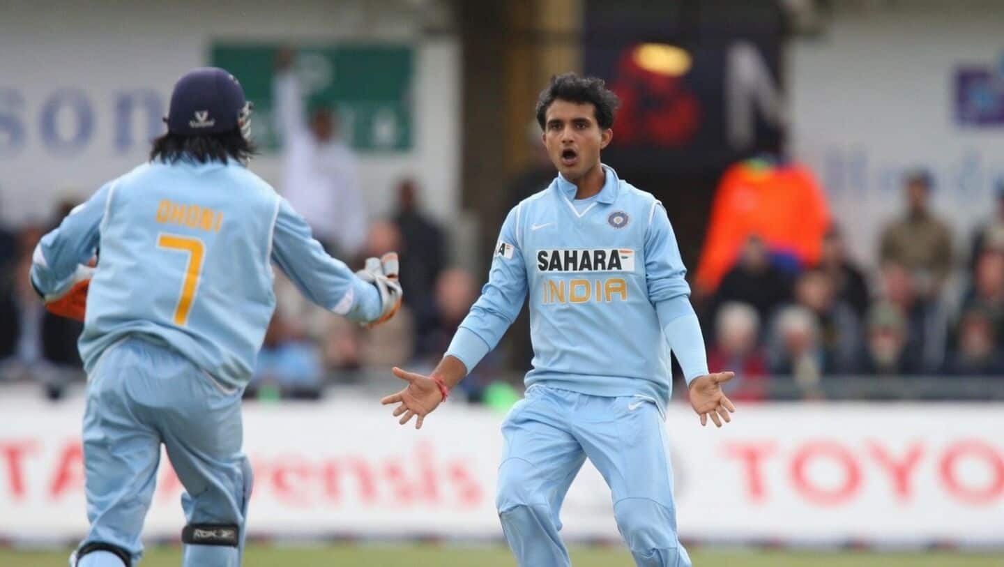 'Outstanding white-ball captain': Sourav Ganguly praises MS Dhoni