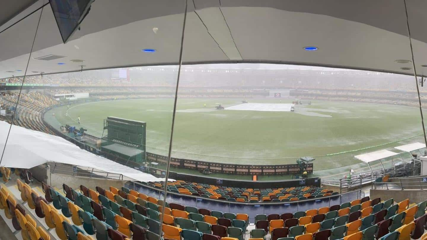 Brisbane Test, Day 2: Rain delays the final session