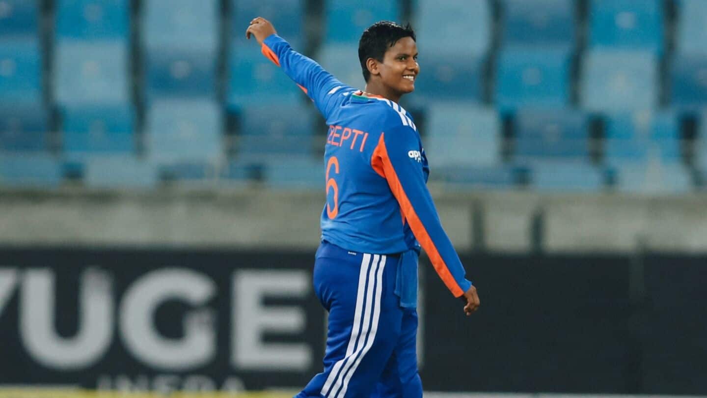 Women's T20 Asia Cup: Deepti Sharma's stunning spell sets records