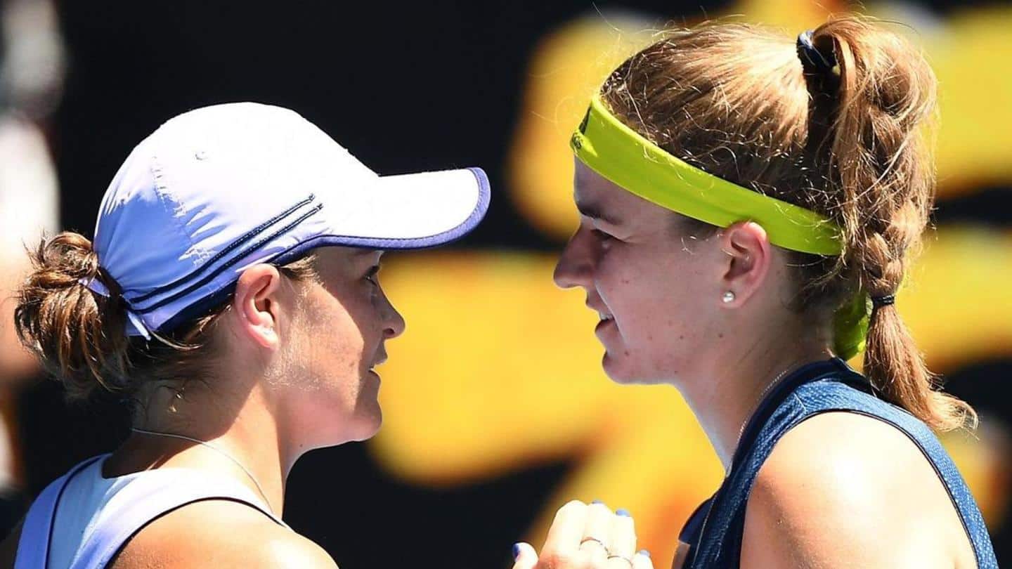 Australian Open: Karolina Muchova stuns Ashleigh Barty to reach semis