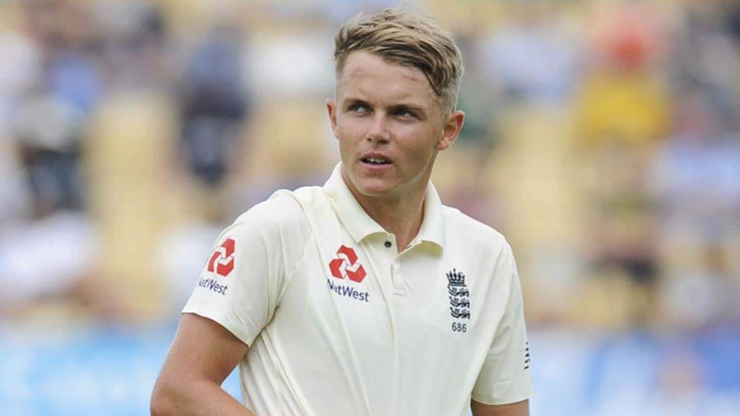 India vs England: Curran ruled out of remaining Test series