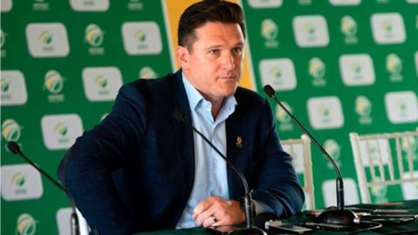 Graeme Smith appointed Cricket South Africa's Director for two years