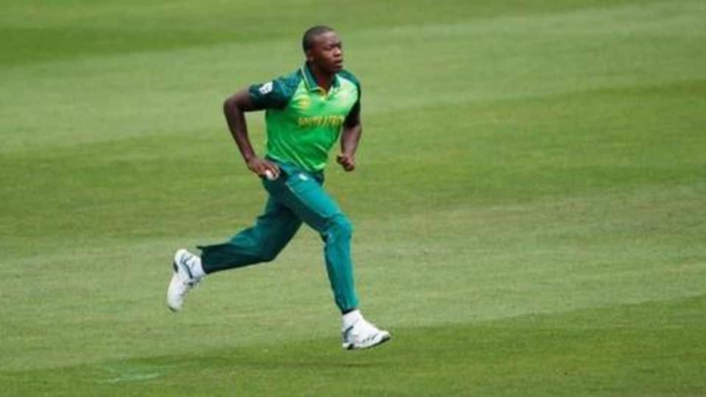 Rabada to miss Australia, India ODIs due to groin strain