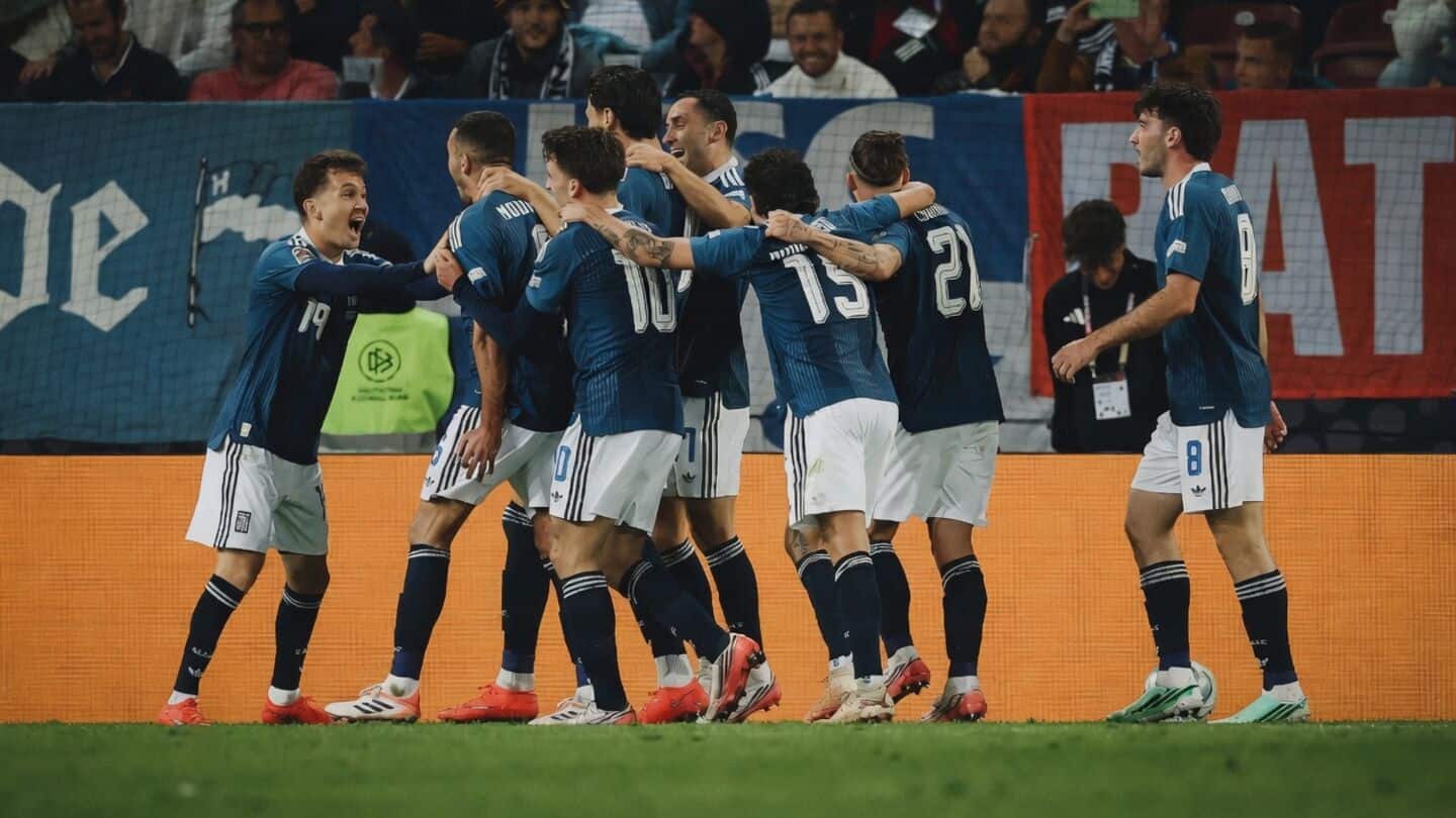 UEFA Nations League: Greece secure first-ever win over Germany 