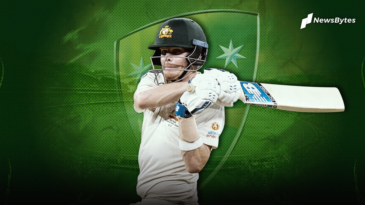 Steve Smith becomes Australia's eighth-highest run-scorer in Test cricket