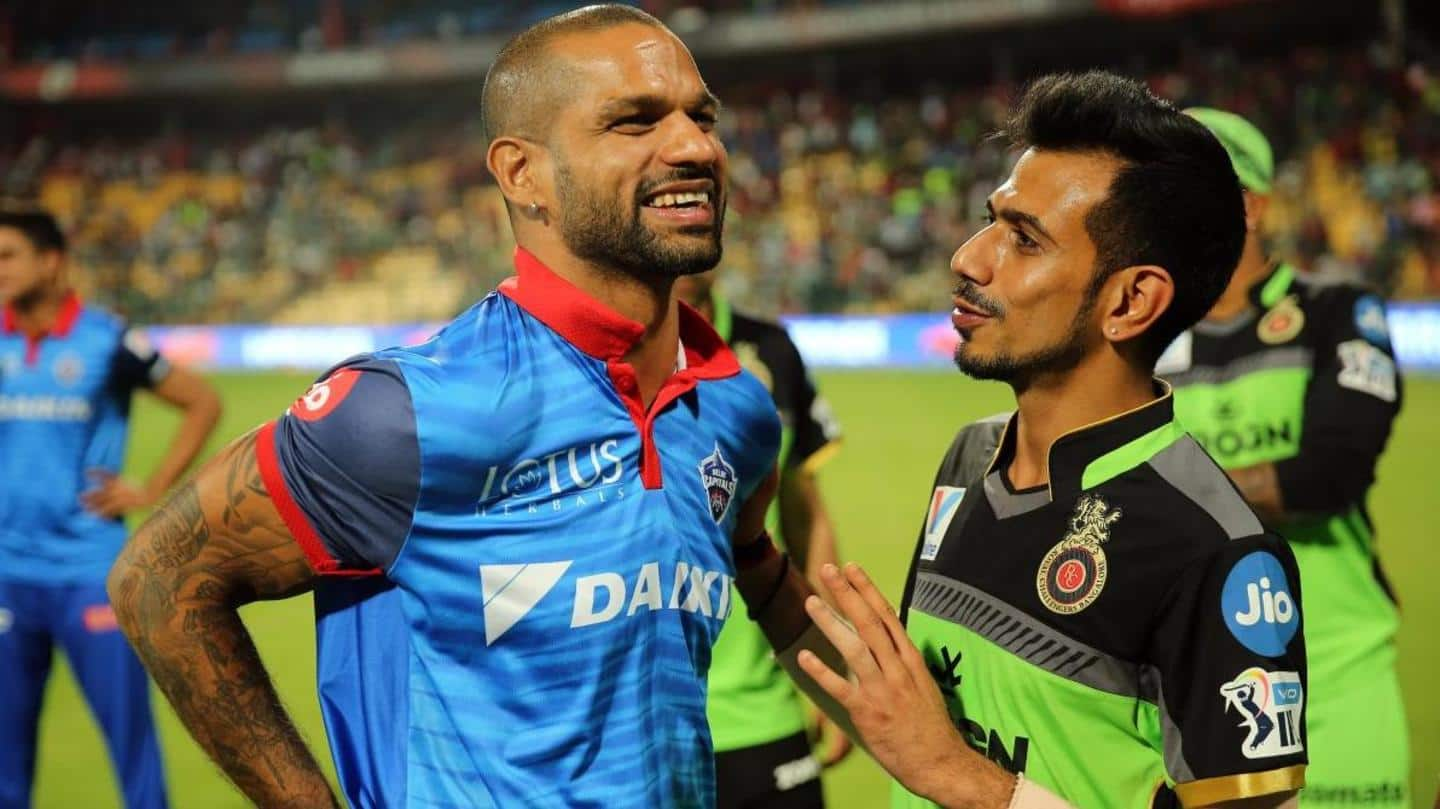 DC vs RCB: Decoding Shikhar Dhawan's performance against Yuzvendra Chahal