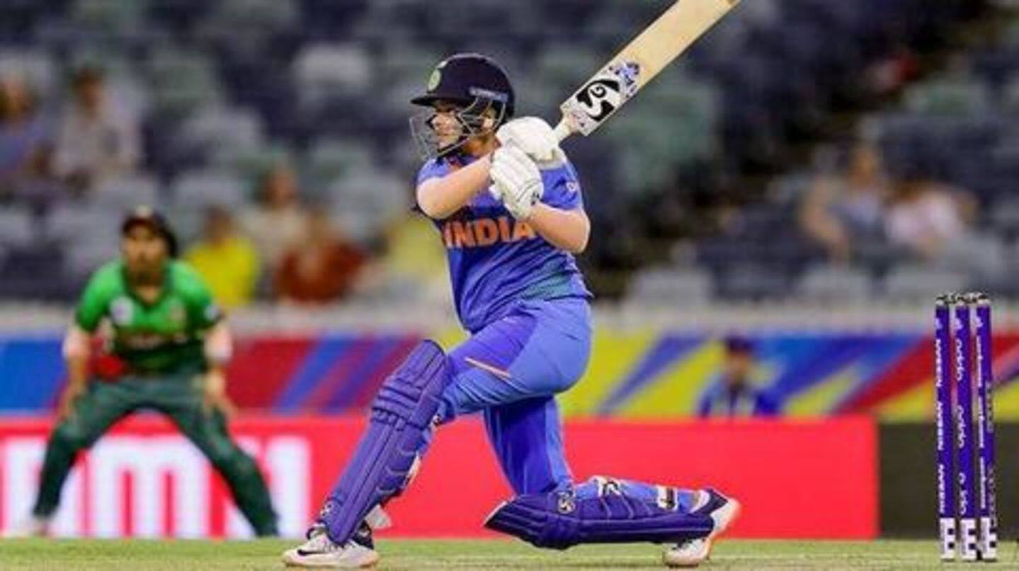 Shafali has bolstered India's batting at the top Shafali has bolstered India's batting at the top