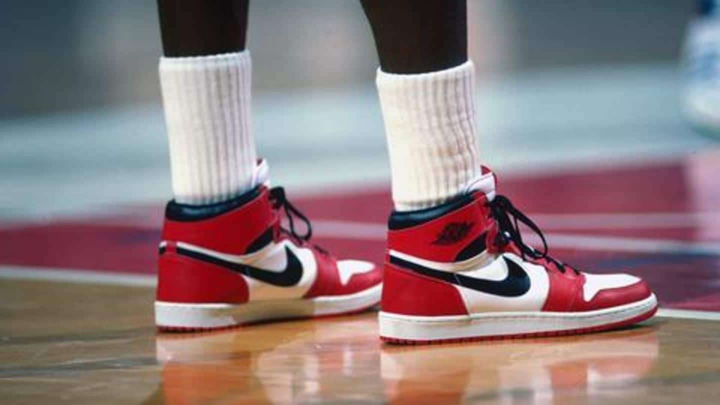 Michael Jordan's first-ever Air Jordan fetch $560,000 at the auction