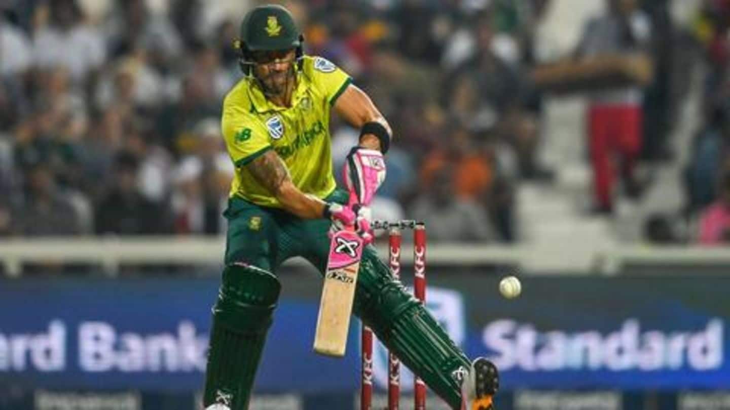 South Africa announce ODI squad for India tour