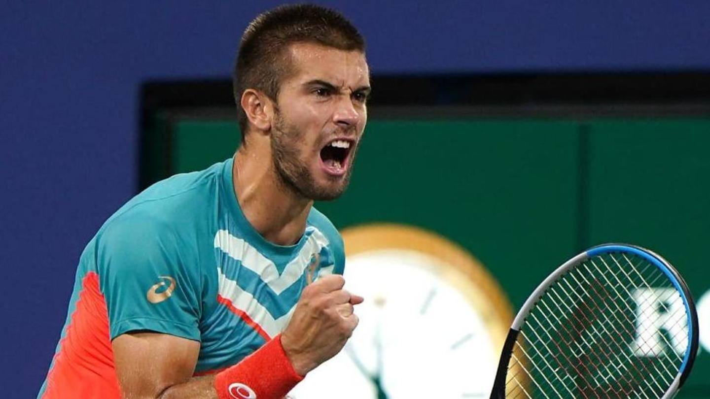 Borna Coric staged an astonishing comeback