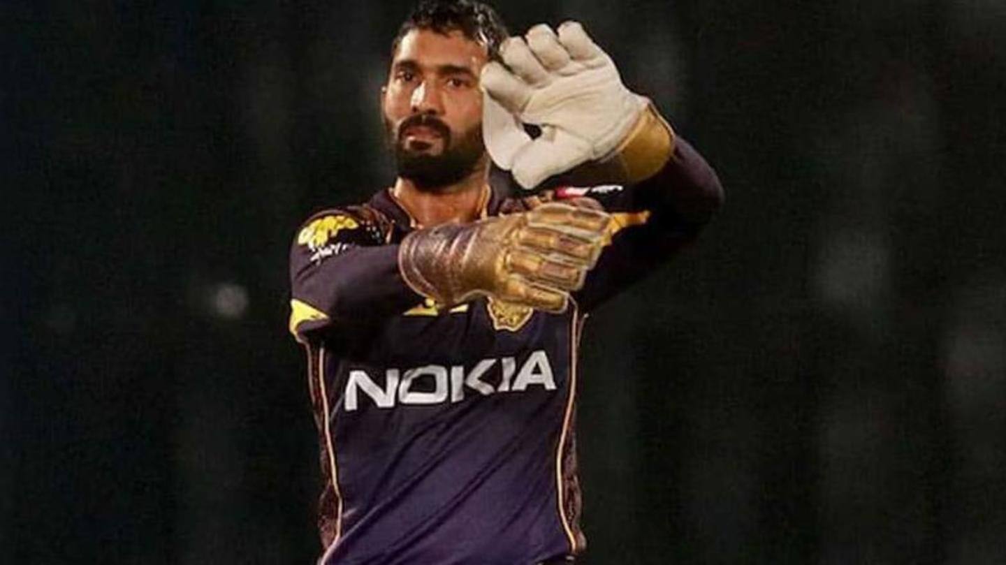 Record of Karthik as captain (for KKR) Record of Karthik as captain (for KKR)